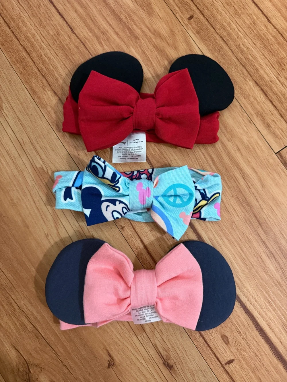 Little sleepies minnie bows disney bows